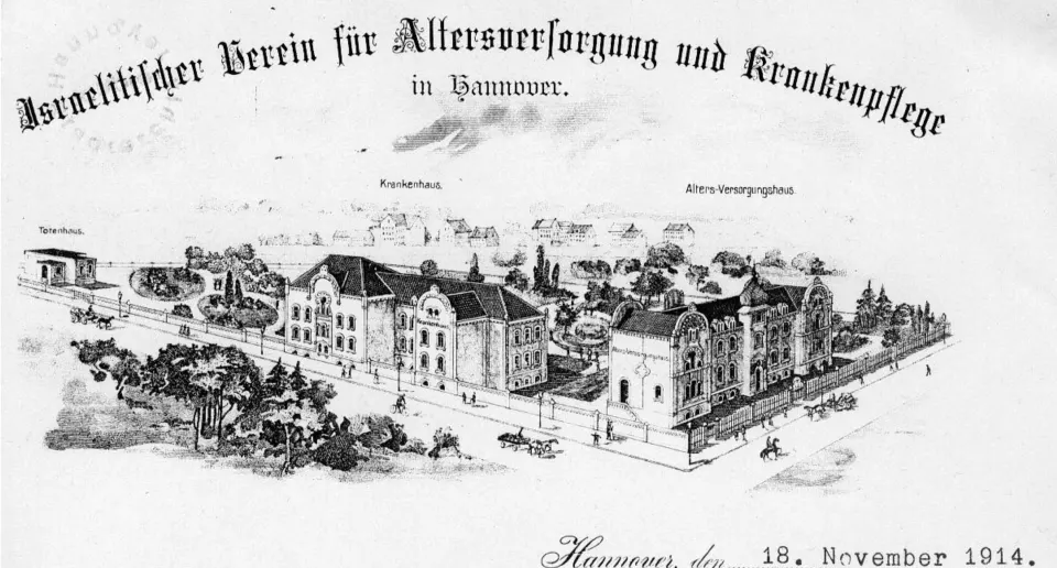 Das Israelitische Krankenhaus in der Ellernstr., Hannover
